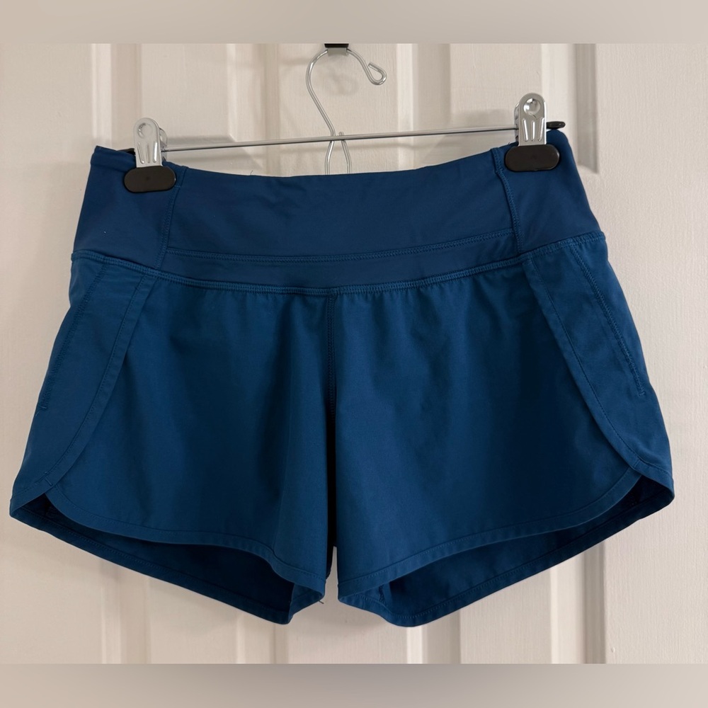 Lululemon Run Times Short *4-way Stretch:
Poseidon